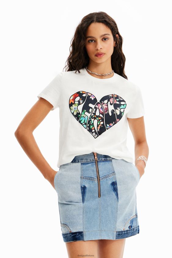 Desigual moterys perdirbtas džinsinis mini sijonas apranga S606BV916