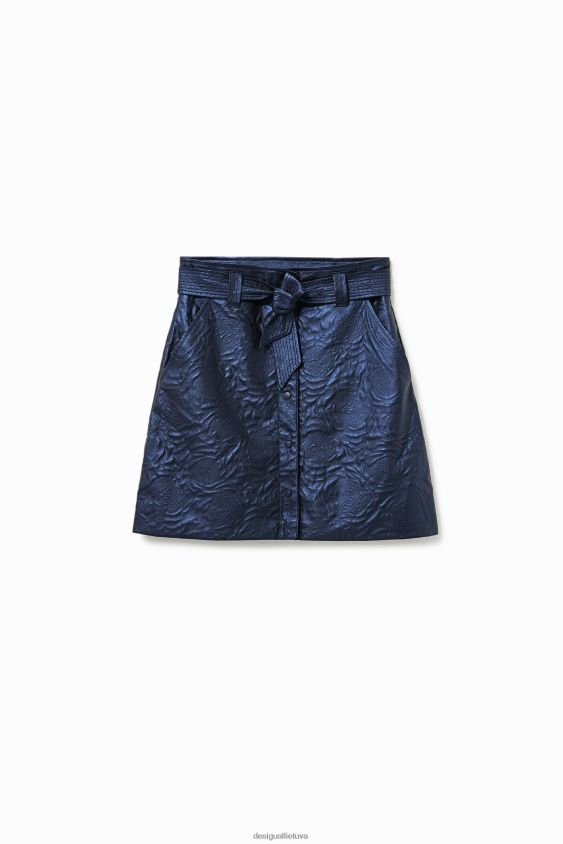 Desigual moterys plonas mini sijonas su gėlėmis apranga S606BV1085
