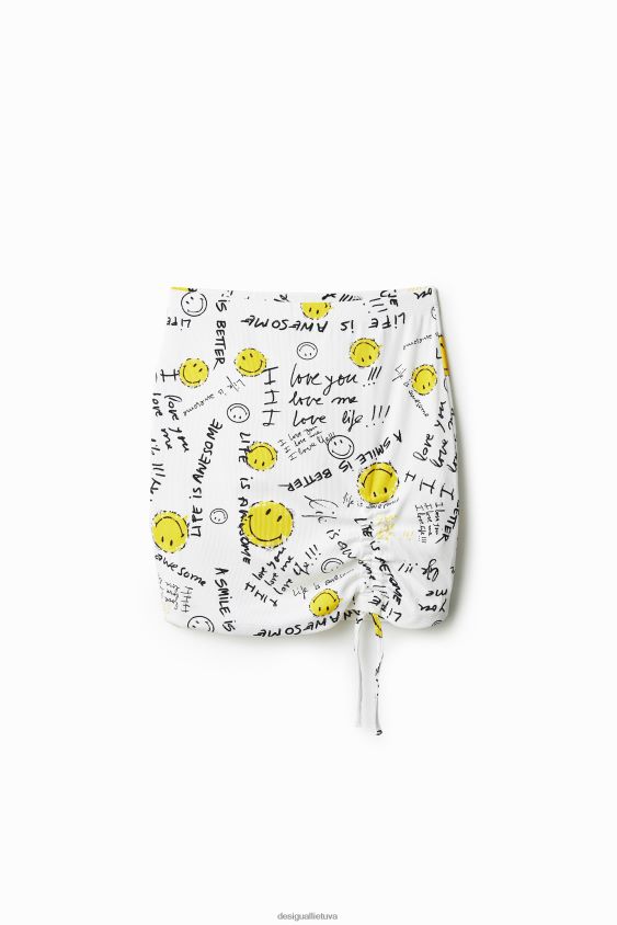 Desigual moterys plonas mini sijonas su šypsena apranga S606BV459