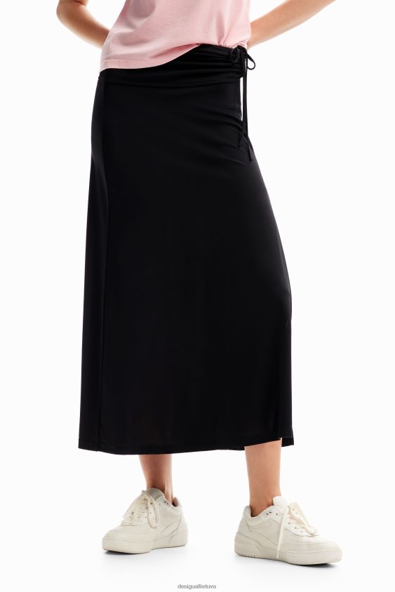 Desigual moterys skeltu midi sijonas apranga S606BV840