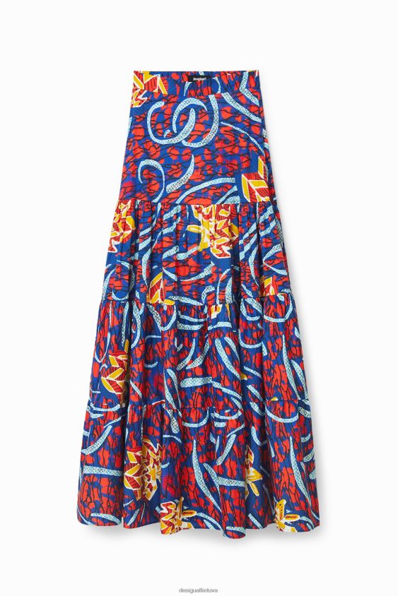 Desigual moterys stella jean daugiapozicinis ilgas sijonas apranga S606BV355