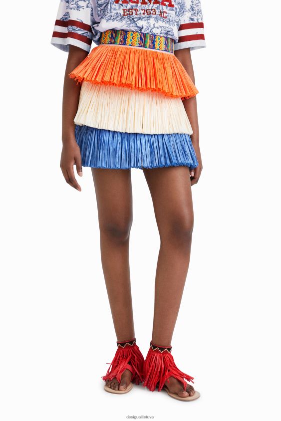 Desigual moterys stella jean mini sijonas su kutais apranga S606BV613