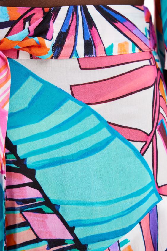 Desigual moterys tropiniai raukiniai šortai apranga S606BV502