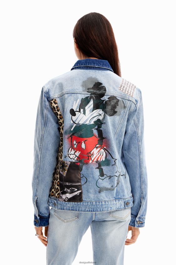 Desigual moterys Mikio peliuko džinsinis sunkvežimio striukė apranga S606BV159