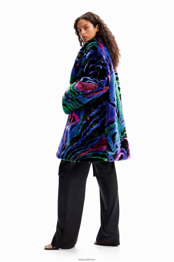 Desigual moterys m. christian Lacroix kailio efekto paltas apranga S606BV134