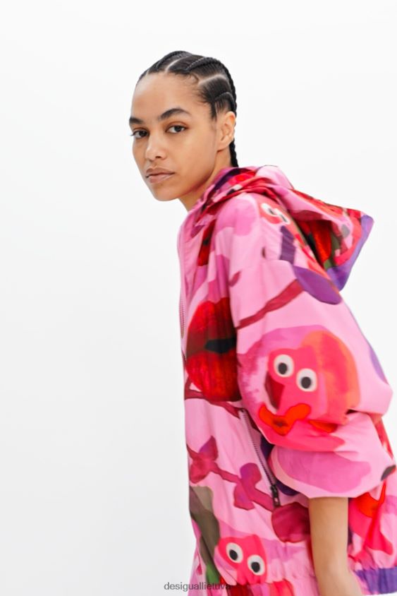 Desigual moterys m. christian Lacroix lūpų švarkas apranga S606BV679
