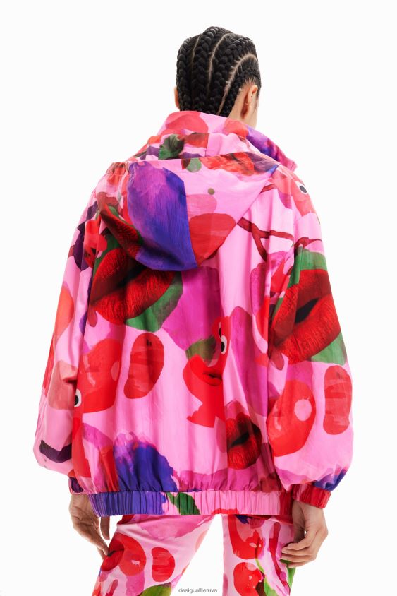 Desigual moterys m. christian Lacroix lūpų švarkas apranga S606BV679