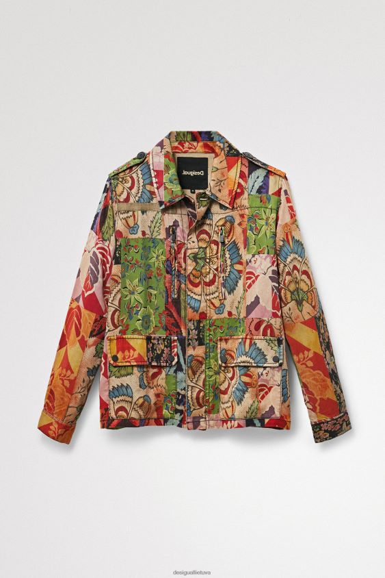 Desigual moterys m. christian Lacroix tropinė kratinio striukė apranga S606BV929
