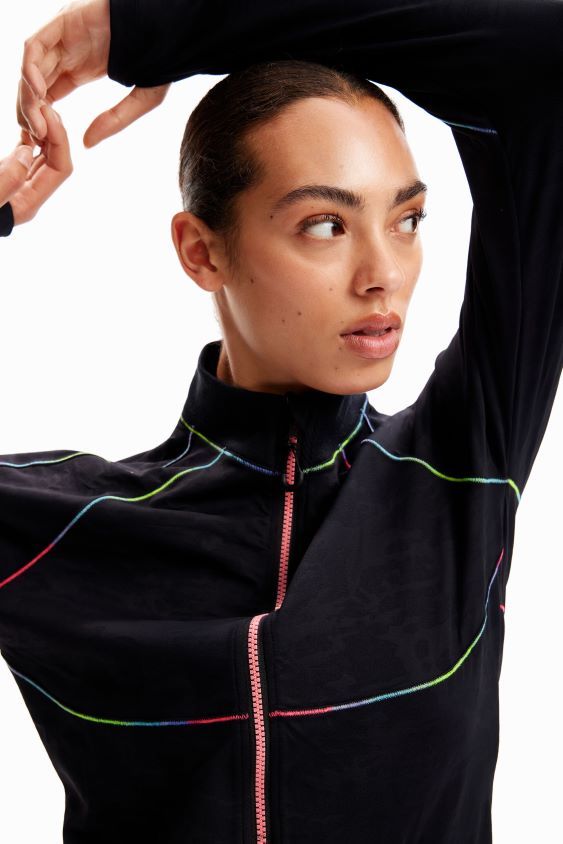 Desigual moterys siūlių sportiška striukė apranga S606BV277