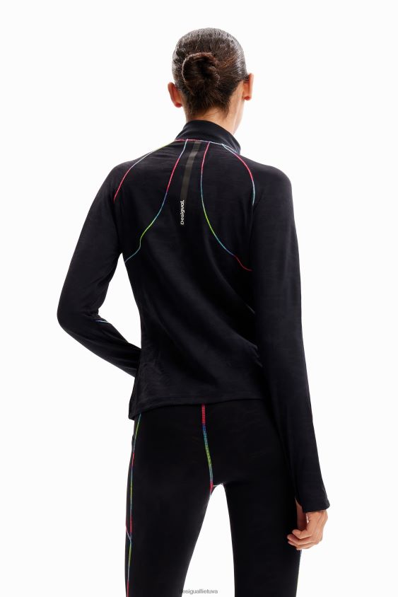 Desigual moterys siūlių sportiška striukė apranga S606BV277