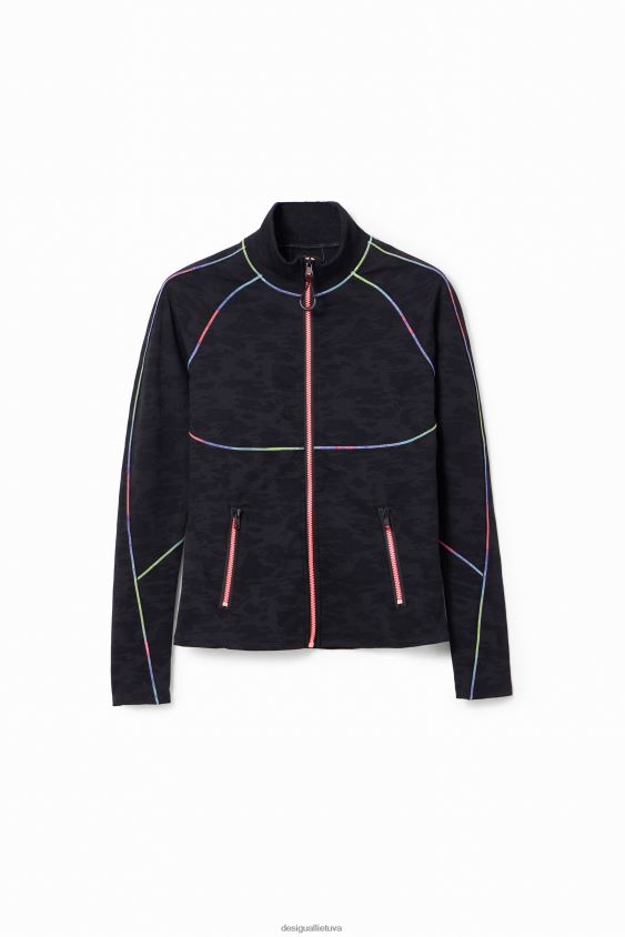 Desigual moterys siūlių sportiška striukė apranga S606BV277