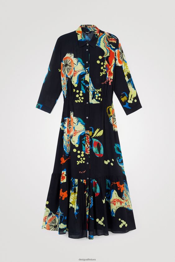 Desigual moterys ilgų raštų marškinėlių suknelė apranga S606BV1056