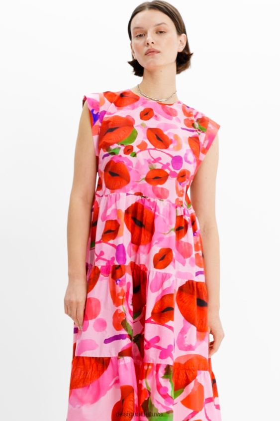 Desigual moterys m. christian Lacroix lūpų suknelė apranga S606BV283