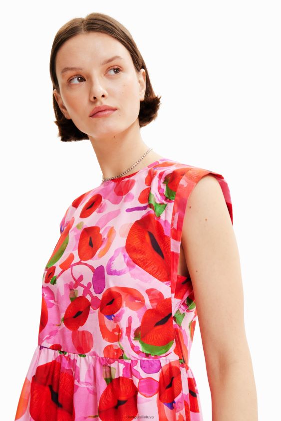 Desigual moterys m. christian Lacroix lūpų suknelė apranga S606BV283