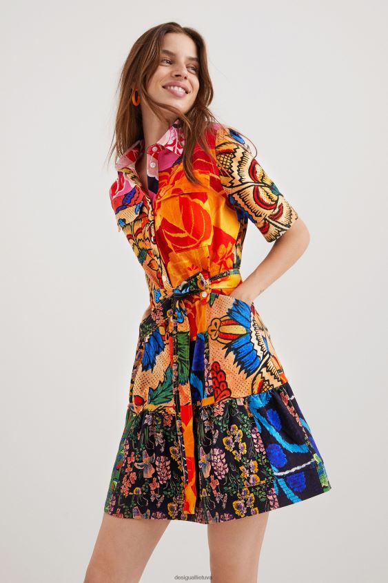 Desigual moterys m. christian Lacroix marškinėlių suknelė apranga S606BV989