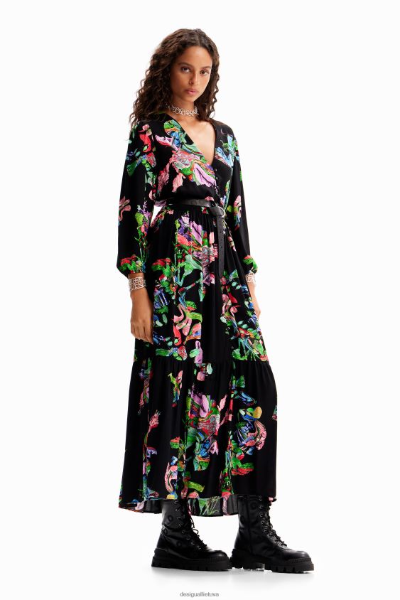Desigual moterys m. christian Lacroix midi marškinėlių suknelė apranga S606BV135