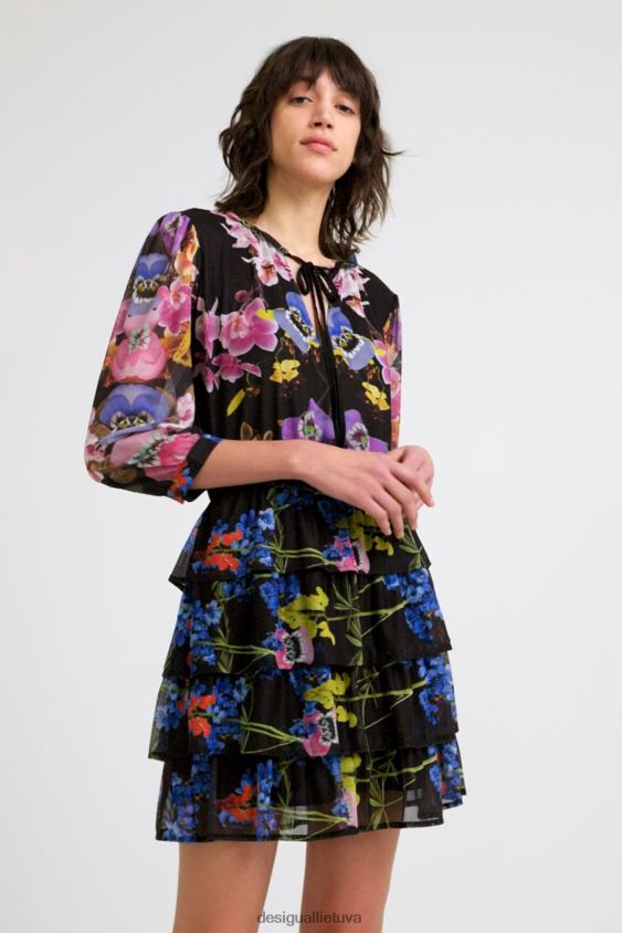 Desigual moterys m. christian Lacroix orchidėjų suknelė apranga S606BV949