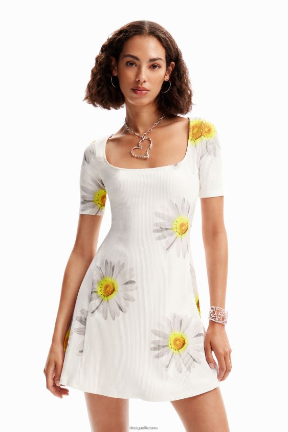 Desigual moterys m. christian Lacroix trumpa margučių suknelė apranga S606BV187