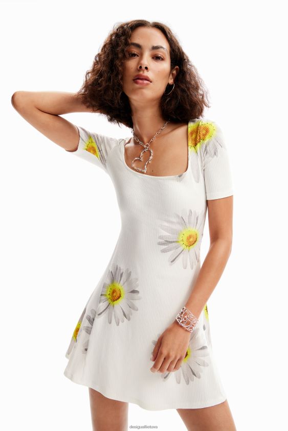 Desigual moterys m. christian Lacroix trumpa margučių suknelė apranga S606BV187
