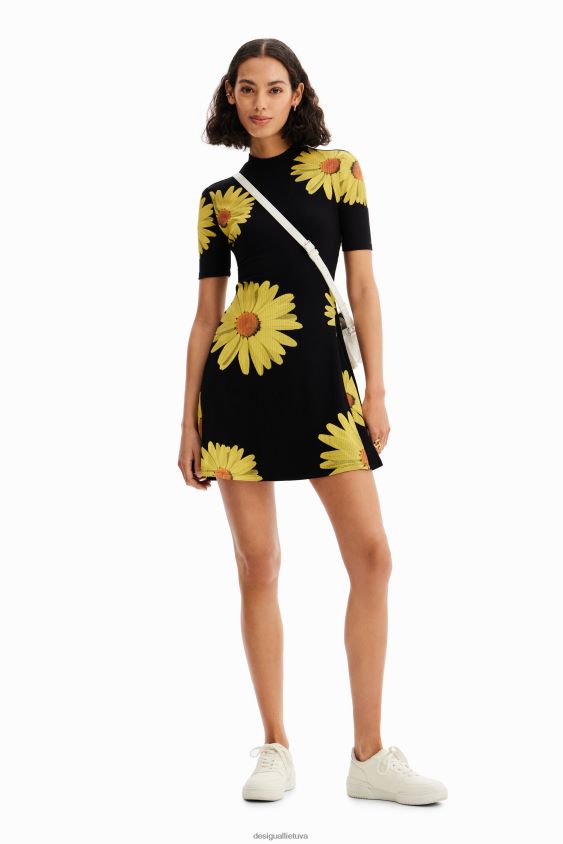 Desigual moterys m. christian Lacroix trumpa margučių suknelė apranga S606BV349