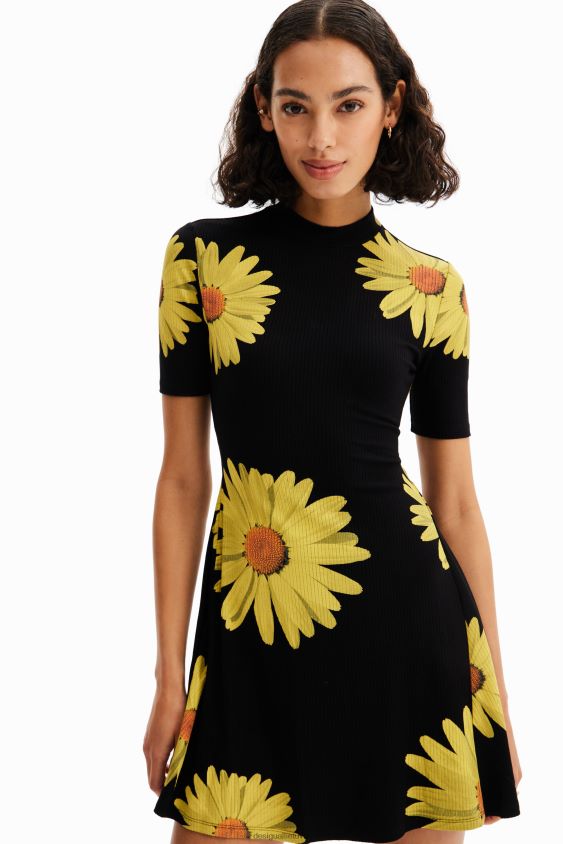 Desigual moterys m. christian Lacroix trumpa margučių suknelė apranga S606BV349