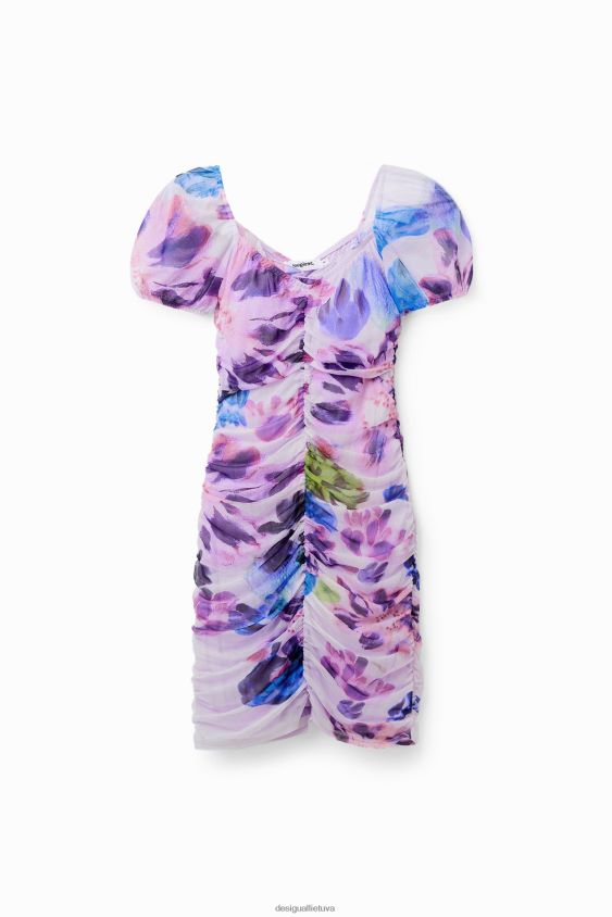 Desigual moterys m. christian Lacroix trumpa rumbuota suknelė apranga S606BV620