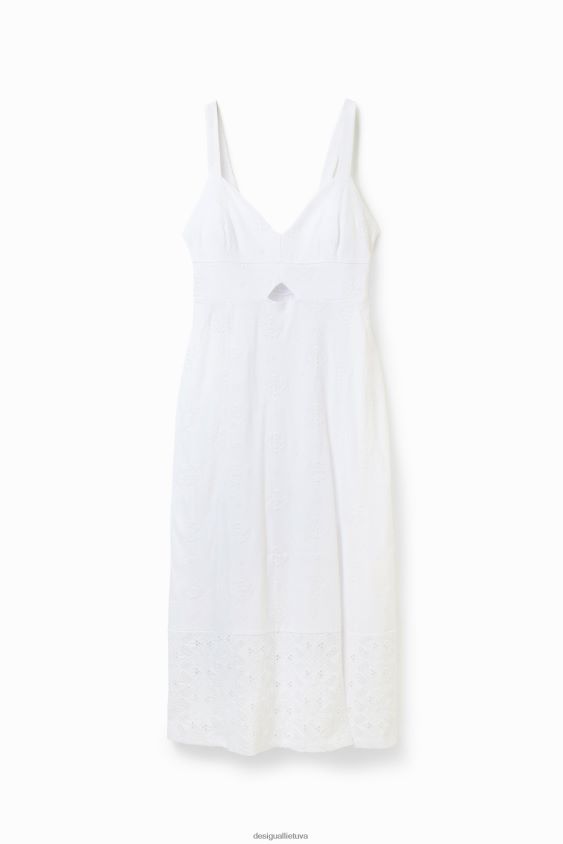 Desigual moterys midi suknelė su petnešėlėmis apranga S606BV499