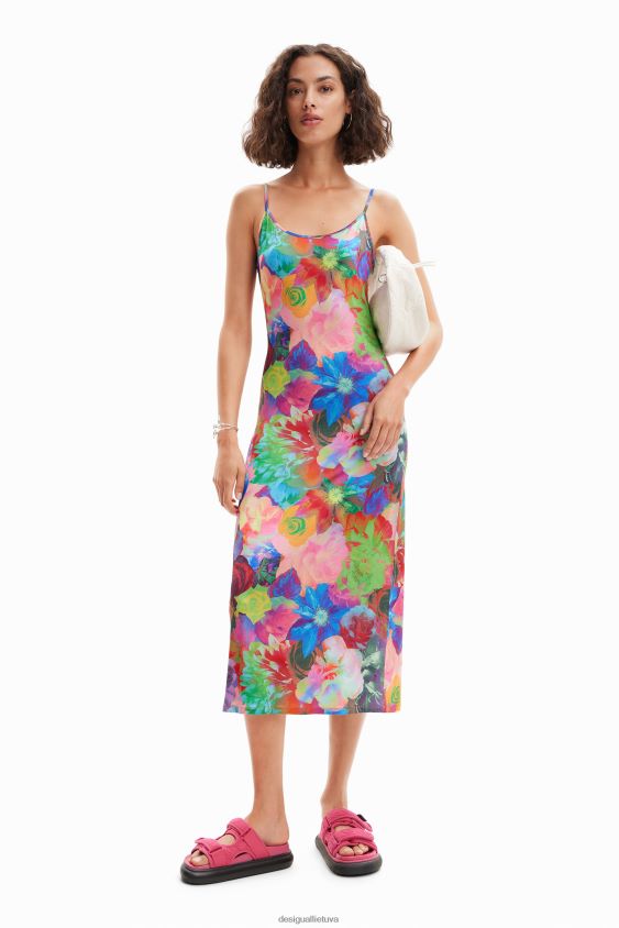 Desigual moterys plona gėlėta apatinio trikotažas apranga S606BV399