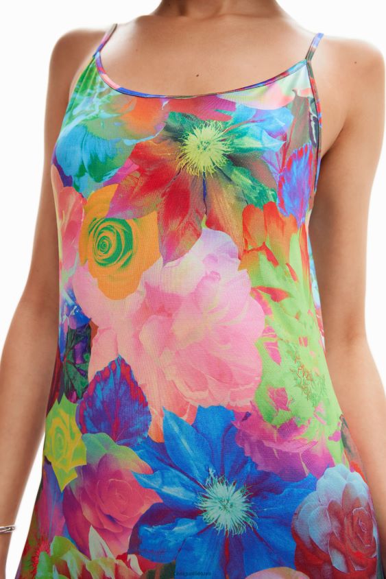 Desigual moterys plona gėlėta apatinio trikotažas apranga S606BV399