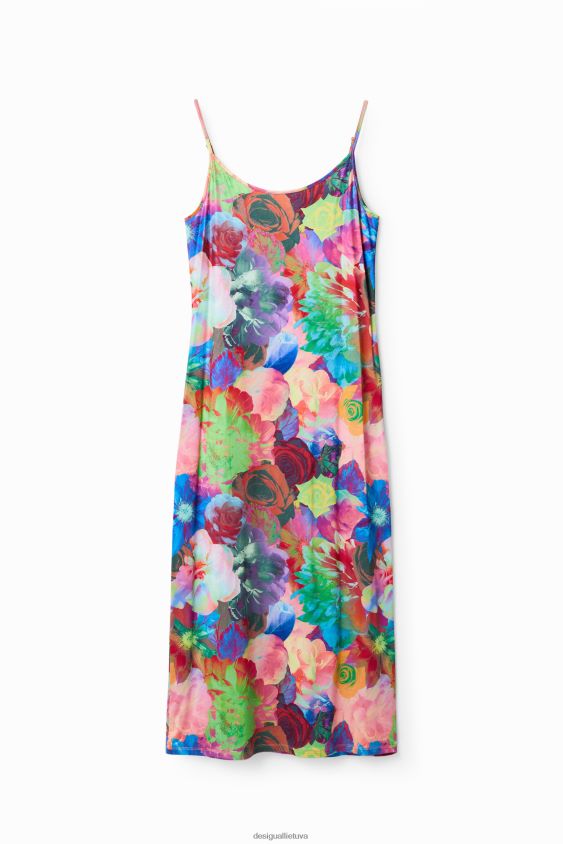 Desigual moterys plona gėlėta apatinio trikotažas apranga S606BV399
