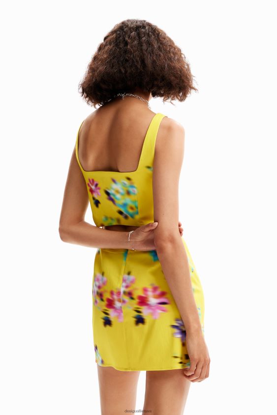 Desigual moterys trumpa suknele su petnešėlėmis apranga S606BV348