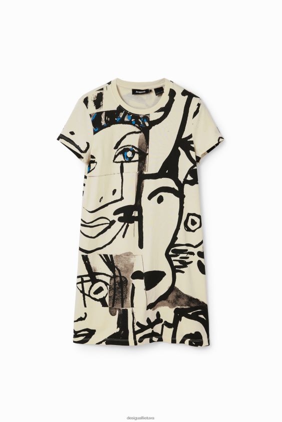 Desigual moterys veido mini marškinėlių suknelė apranga S606BV1000