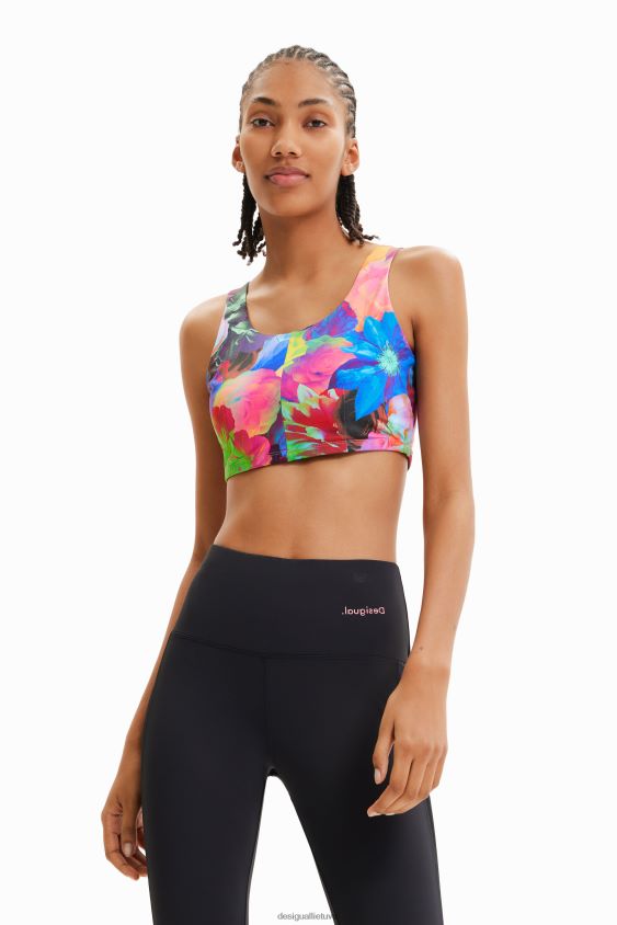 Desigual moterys Gėlėtas sportinis viršus apranga S606BV314