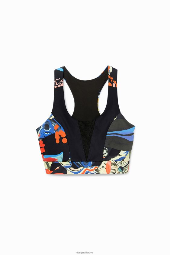 Desigual moterys plonas viršutinių gėlių dirželis apranga S606BV363