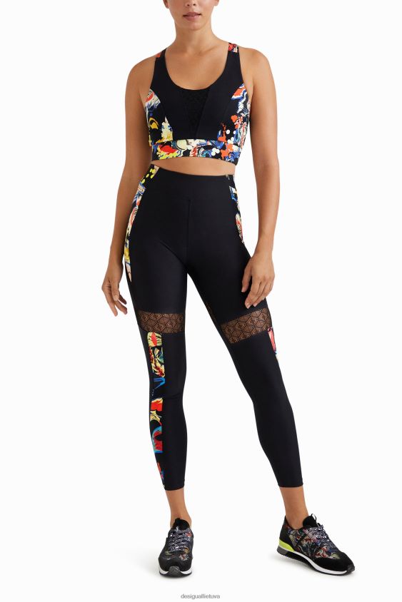 Desigual moterys plonas viršutinių gėlių dirželis apranga S606BV363