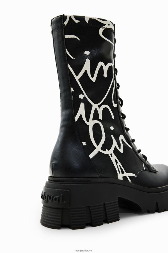 Desigual moterys aukšto vikšrinio pado žinučių batai avalynė S606BV1484