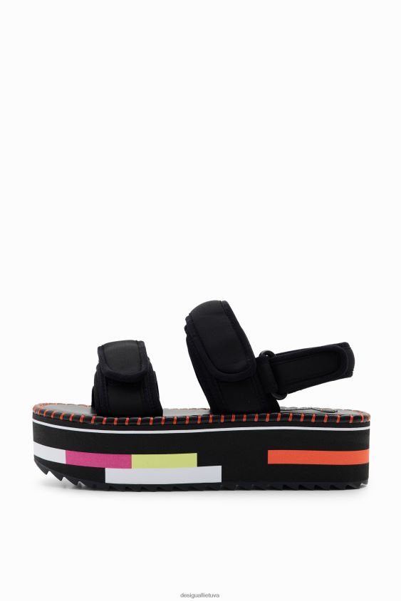 Desigual moterys xl platforminės basutės avalynė S606BV1011