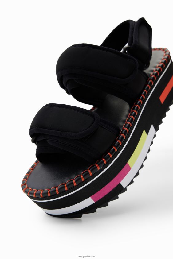 Desigual moterys xl platforminės basutės avalynė S606BV1011