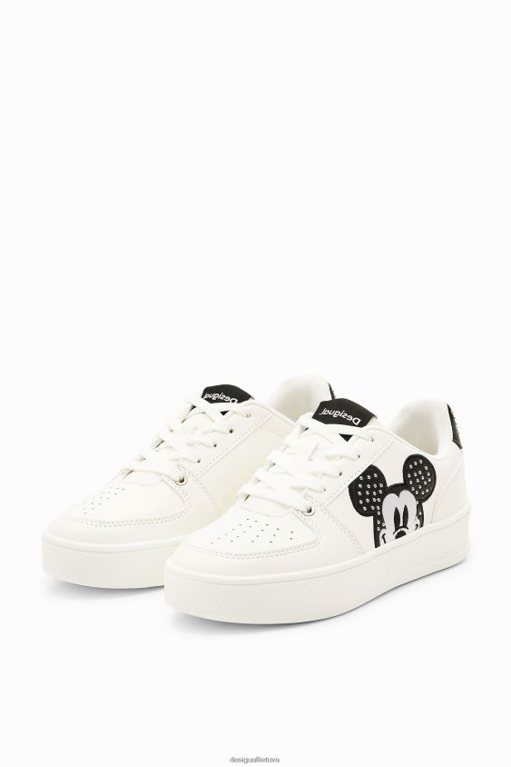 Desigual moterys Disnėjaus „Mickey Mouse Stud“ sportbačiai avalynė S606BV1467