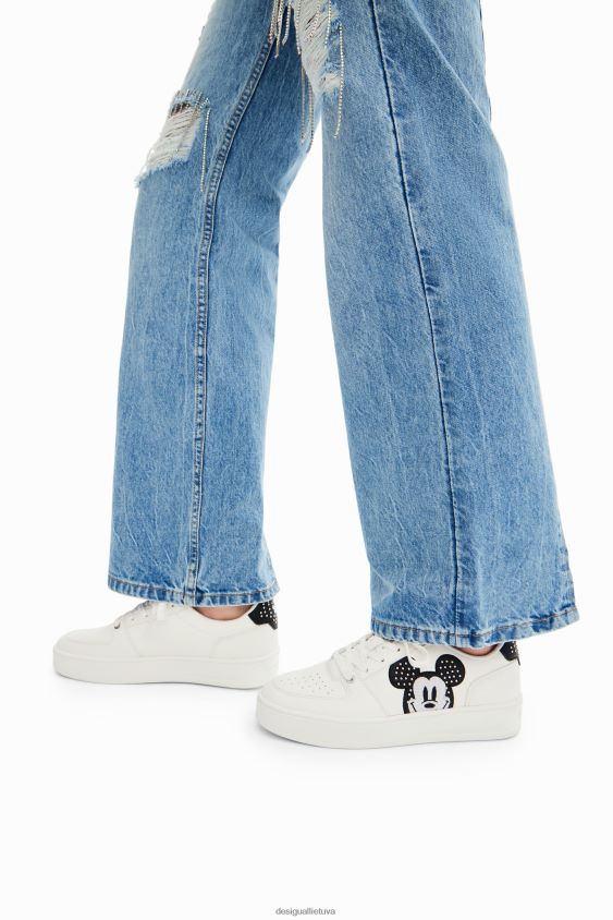 Desigual moterys Disnėjaus „Mickey Mouse Stud“ sportbačiai avalynė S606BV1467
