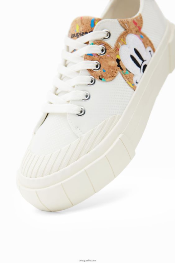 Desigual moterys „Disney“ „Mickey Mouse“ platformos sportbačiai avalynė S606BV1020