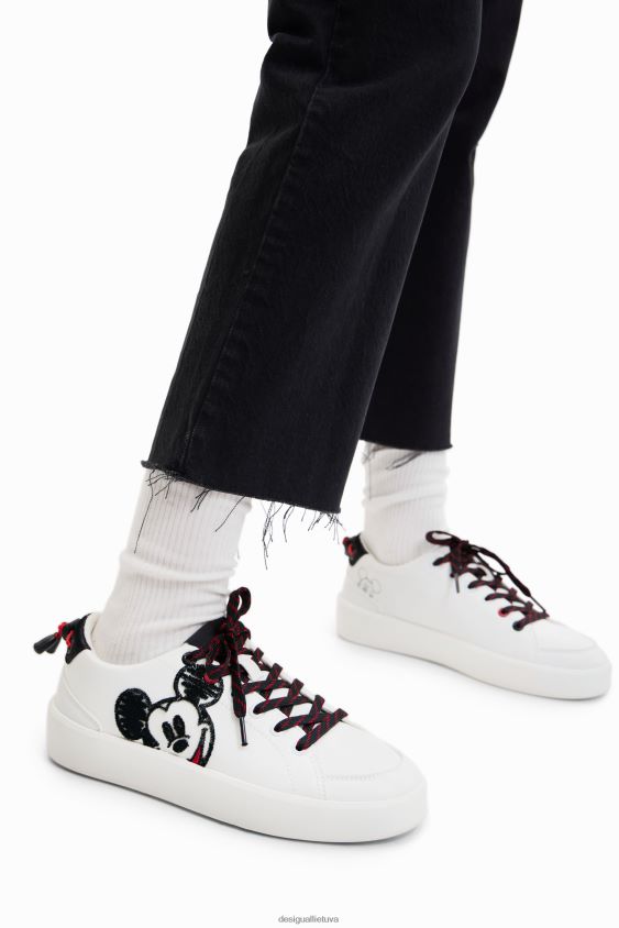 Desigual moterys „Disney“ „Mickey Mouse“ platformos sportbačiai avalynė S606BV1463