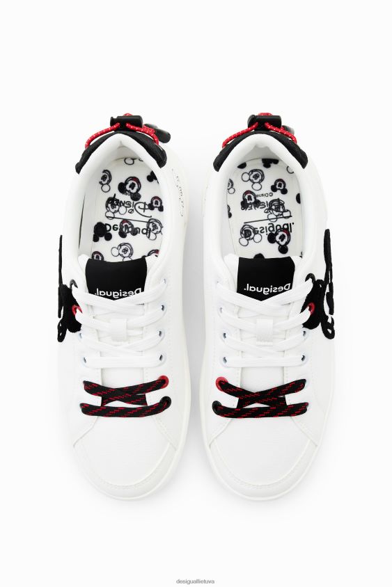Desigual moterys „Disney“ „Mickey Mouse“ platformos sportbačiai avalynė S606BV1463