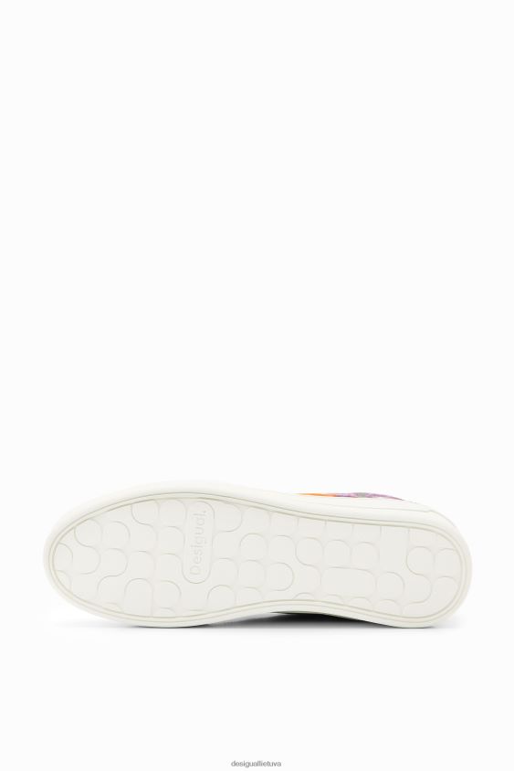 Desigual moterys akvareliniai kratinio platforminiai sportbačiai avalynė S606BV1503