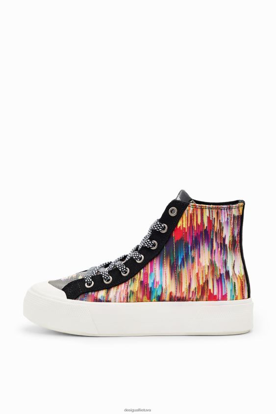 Desigual moterys aukšti trikdžių kratiniai sportbačiai avalynė S606BV1494