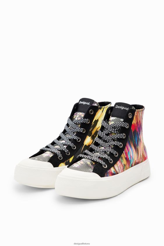 Desigual moterys aukšti trikdžių kratiniai sportbačiai avalynė S606BV1494