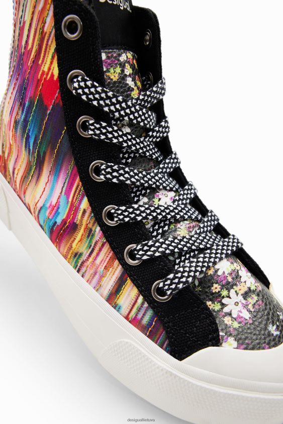 Desigual moterys aukšti trikdžių kratiniai sportbačiai avalynė S606BV1494
