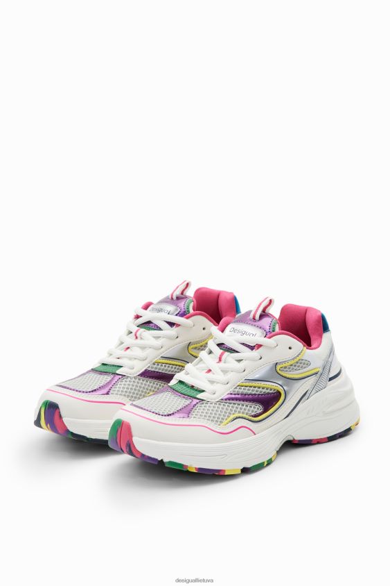 Desigual moterys daugiaspalviai bėgimo sportbačiai avalynė S606BV1477
