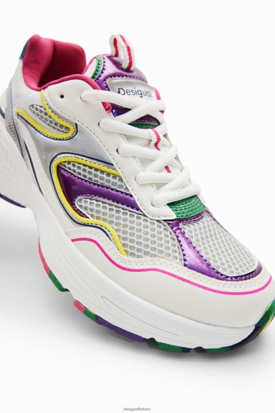 Desigual moterys daugiaspalviai bėgimo sportbačiai avalynė S606BV1477