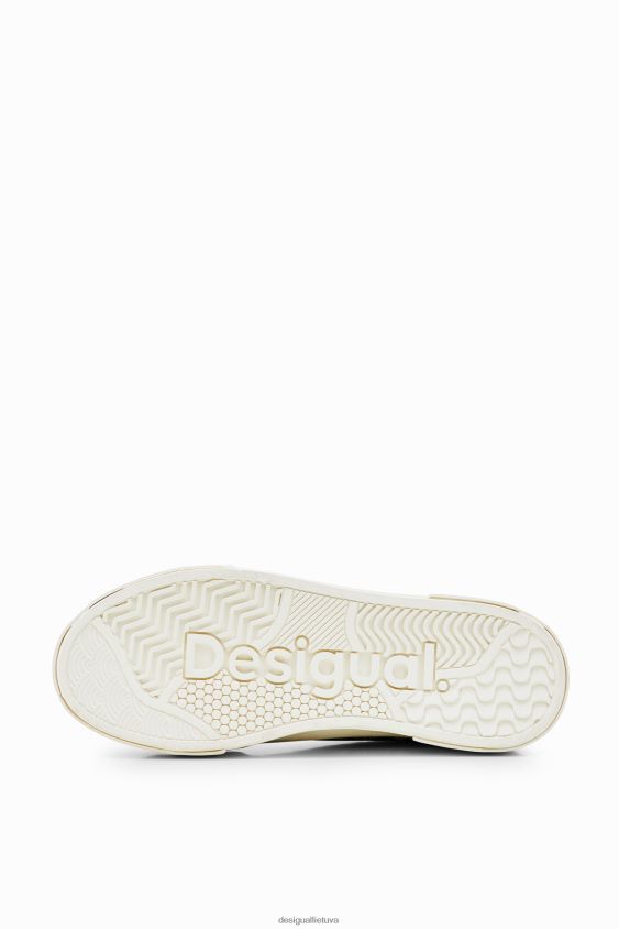 Desigual moterys gėlėti platforminiai sportbačiai avalynė S606BV1499